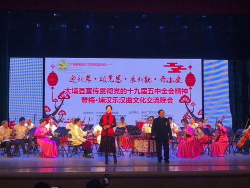 漢韻悠揚頌時代，藝苑生輝譜新篇——大埔縣宣傳貫徹黨的十九屆五中全會精神暨梅埔漢樂漢曲文化交流晚會圓滿成功